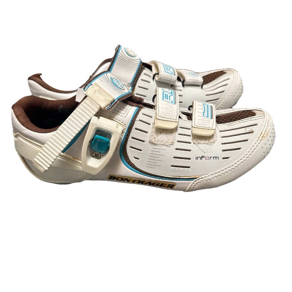 Bontrager White RL Inform Road Cycling‎ Shoes Women's Size 8/39
